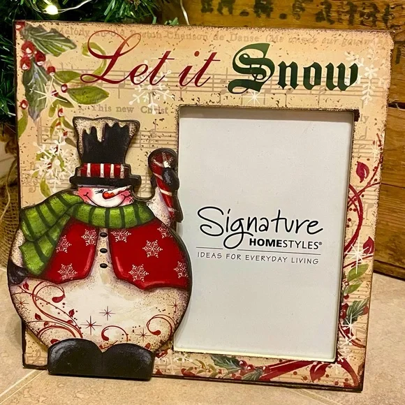 Snowman Picture Frame - Picture 2 of 7